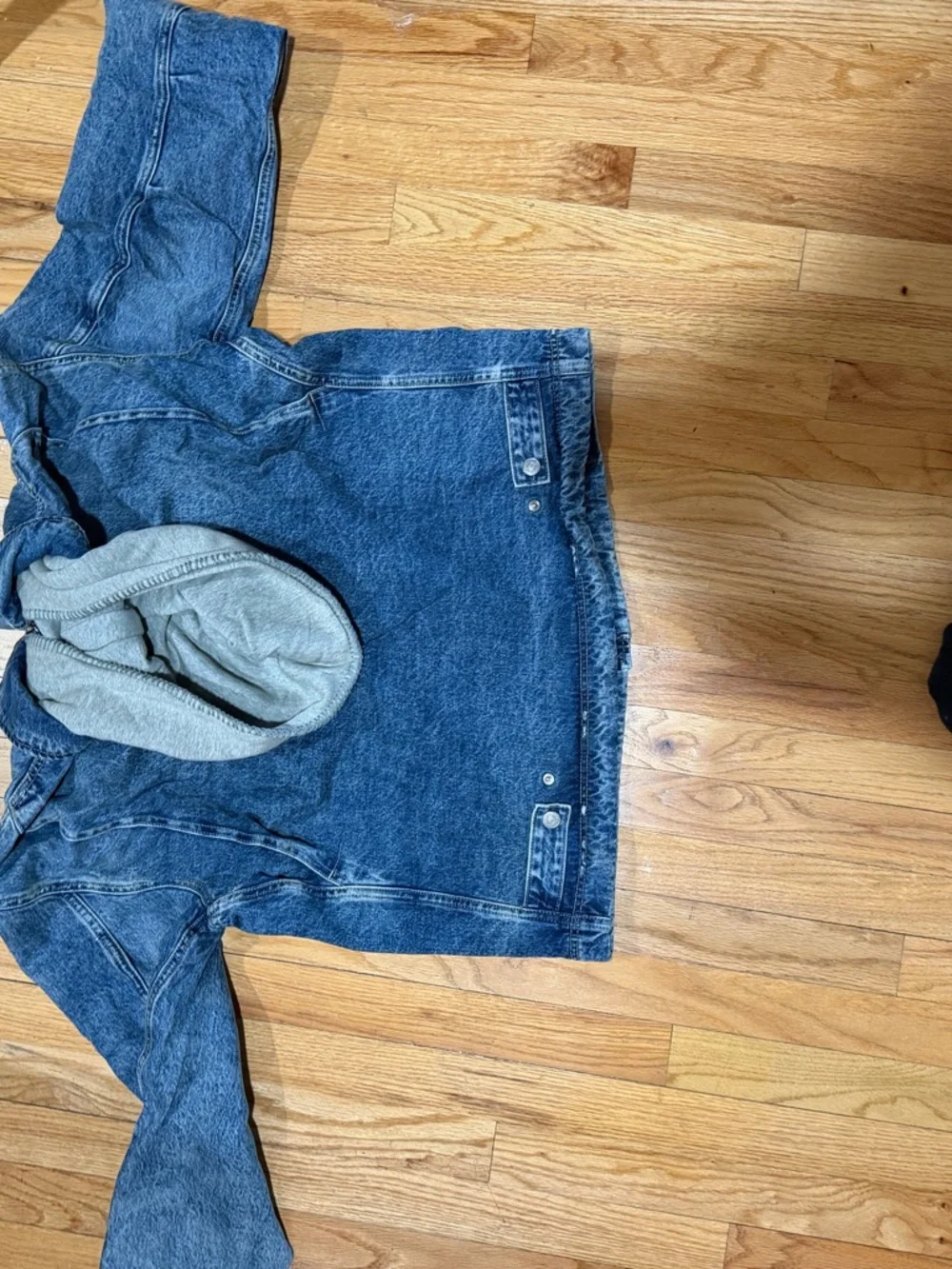 GAP X MAD HAPPY   Denim sweatshirt Jacket - Picture 3 of 4